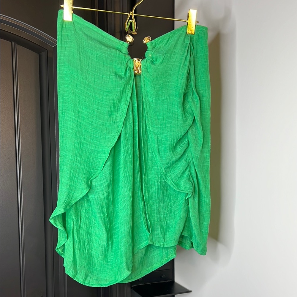 Elegant Green Women's Beach Skirt